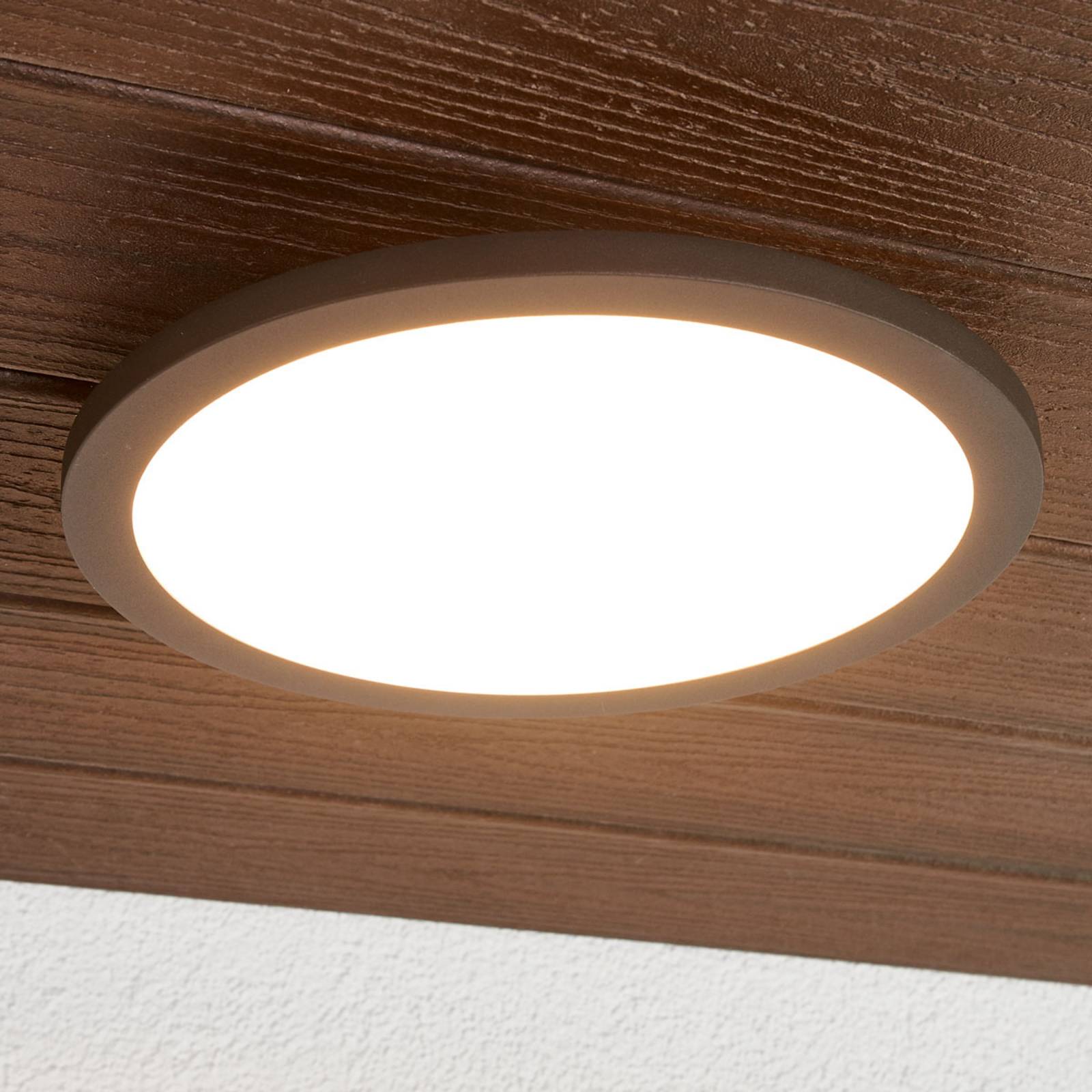 foto del prodotto lucande led malena in nero da alluminio