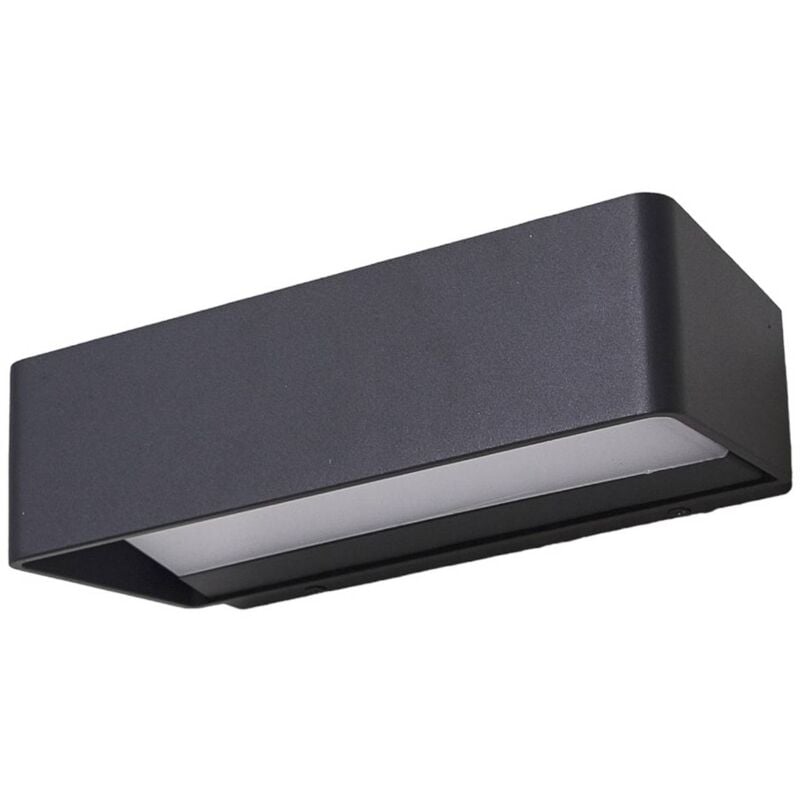 foto del prodotto lucande led midvig in nero da alluminio