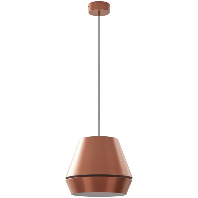foto del prodotto lucande led mynoria in marrone da alluminio