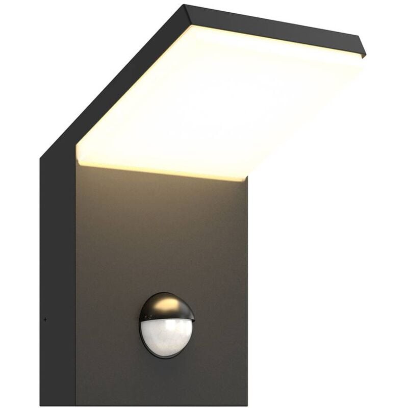 foto del prodotto lucande led nevio in grigio da alluminio