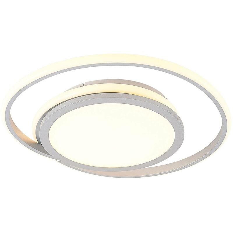 foto del prodotto lucande led noud in argento da metallo