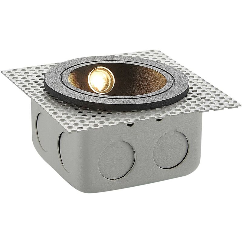 foto del prodotto lucande led pordis in nero da alluminio