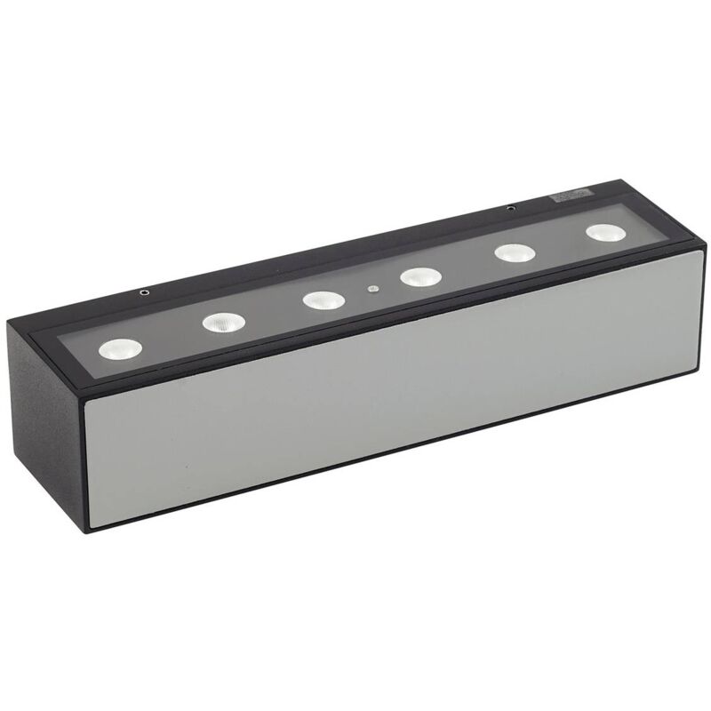 foto del prodotto lucande led selim in nero da alluminio