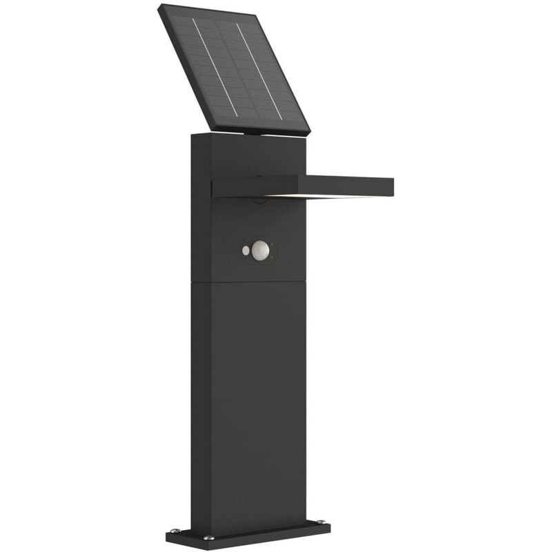 foto del prodotto lucande led silvan in nero da alluminio