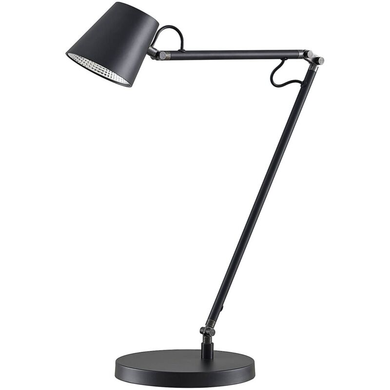 foto del prodotto lucande led tarris in nero da metallo