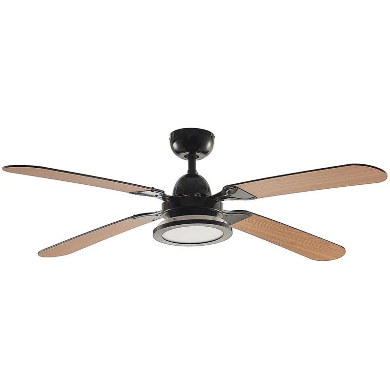 foto del prodotto lucande - led 'tedric' in nero da metallo