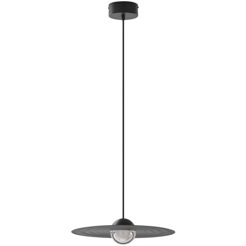 immagine 0 del prodotto lucande led tethrion in nero da alluminio