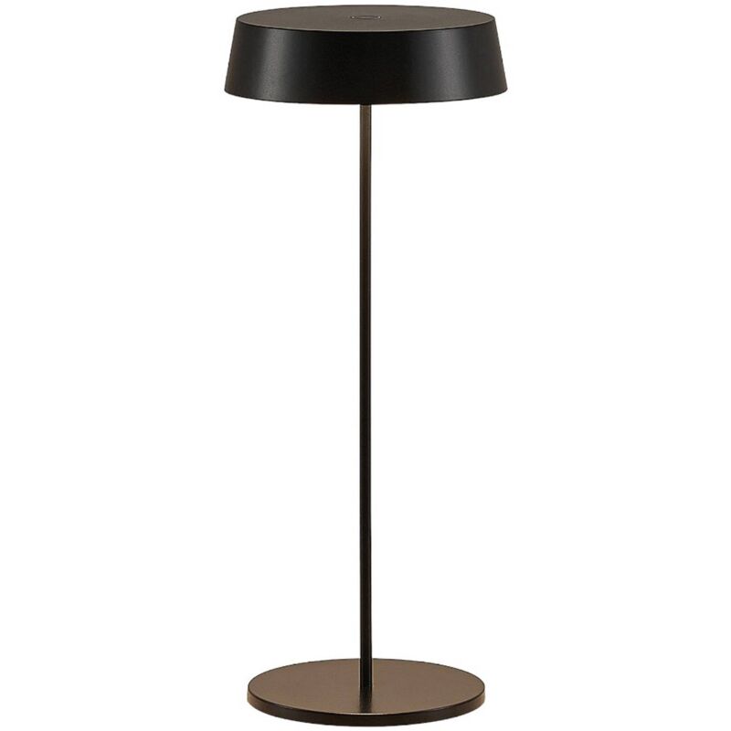 foto del prodotto lucande led tibia in nero da alluminio