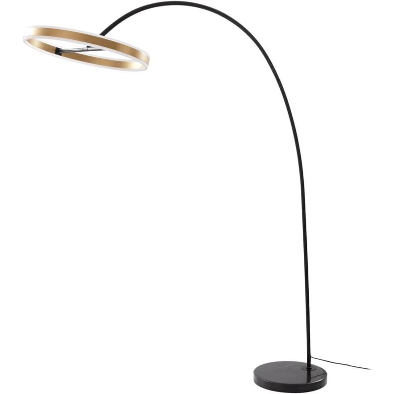 foto del prodotto lucande led yekta in nero da metallo