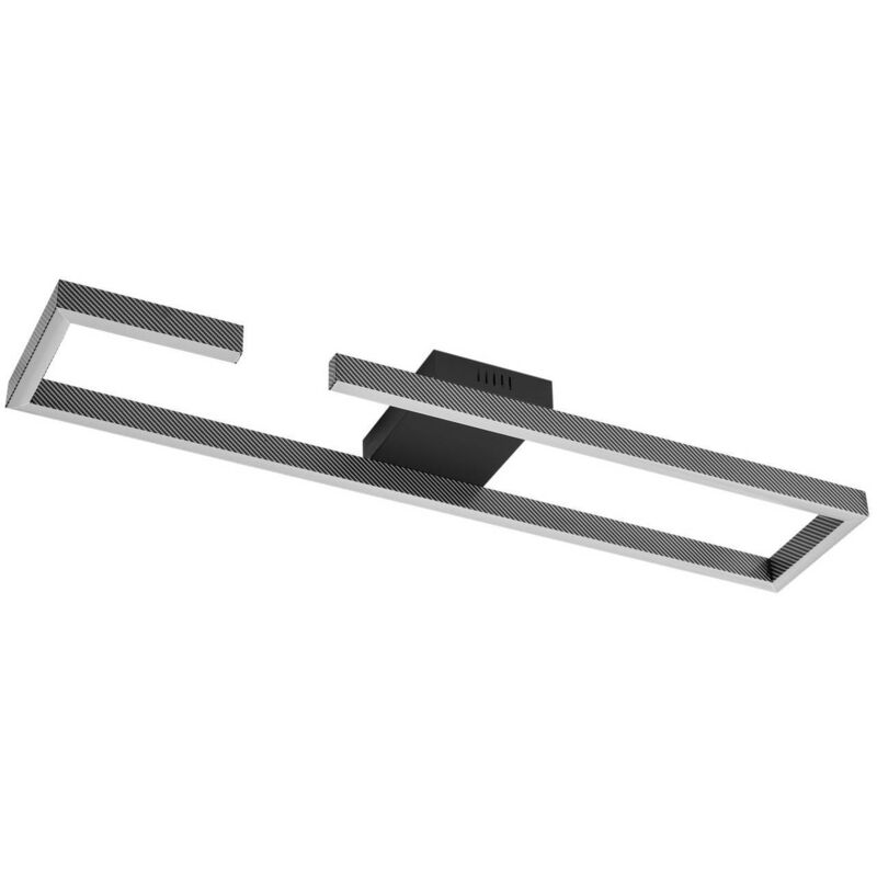 foto del prodotto lucande led yvor in nero da alluminio