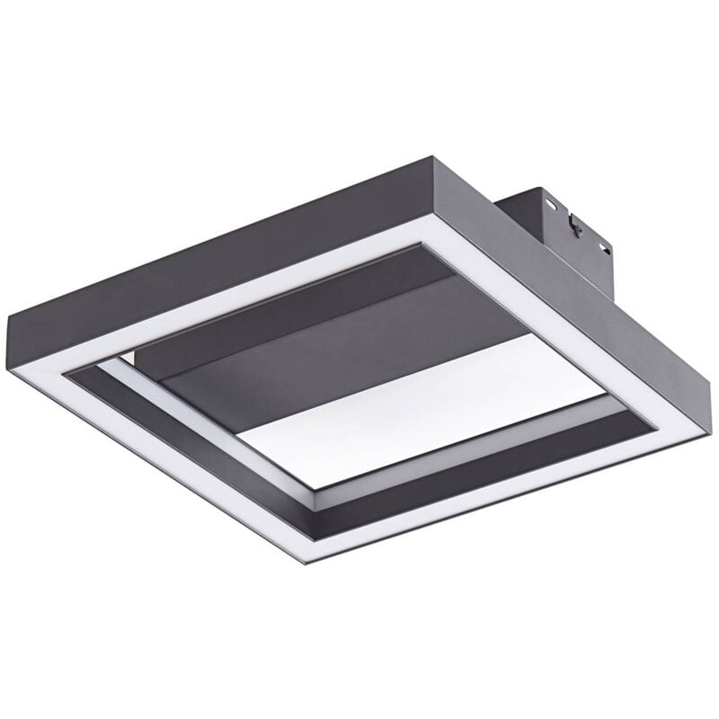 foto del prodotto lucande smart plafoniera led tjado, 30 cm, nero, rgbw