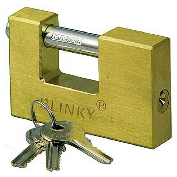 foto del prodotto lucchetti blinky per serrande ottone pesante mm. 75