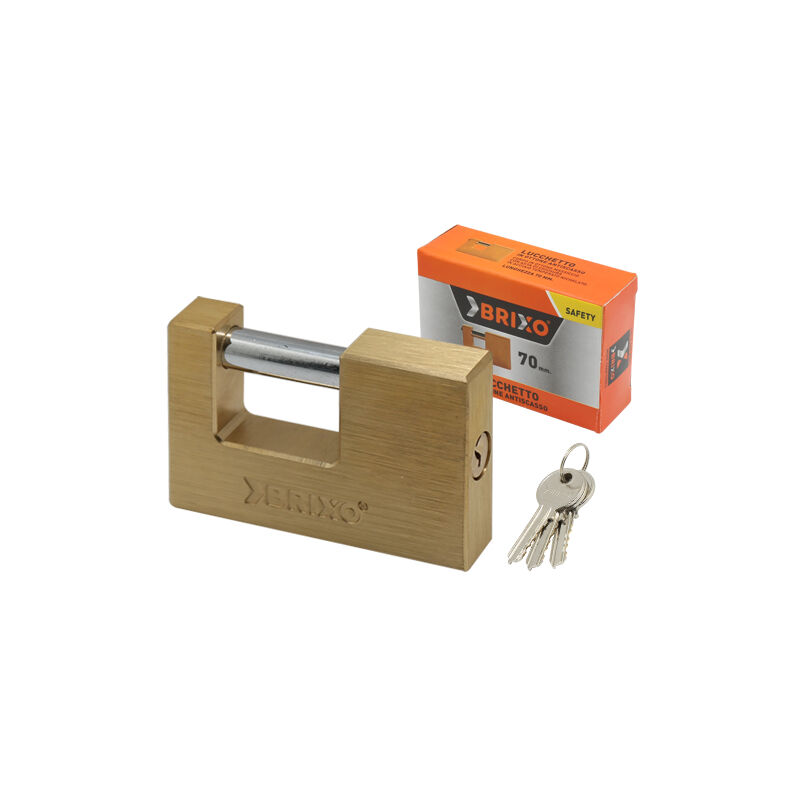 foto del prodotto lucchetti brixo rettangolari mm.50