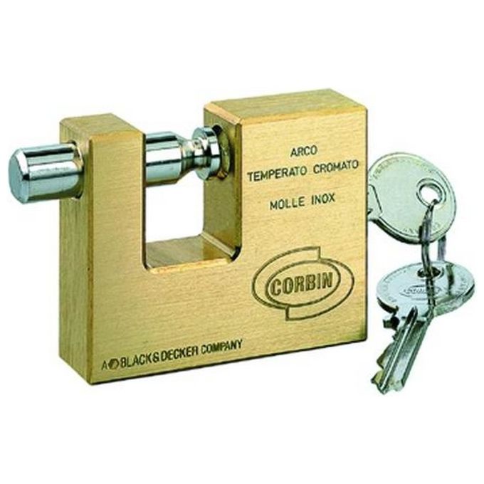 foto del prodotto lucchetti corbin per serrande ottone mm. 90