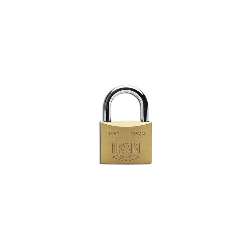 foto del prodotto lucchetti in ottone ifam k 25 con chiave uguale 012505