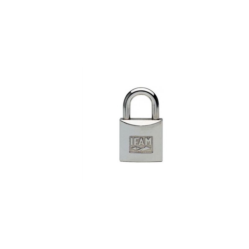 foto del prodotto lucchetto 20 ll uguale n. 104 nichel ifam