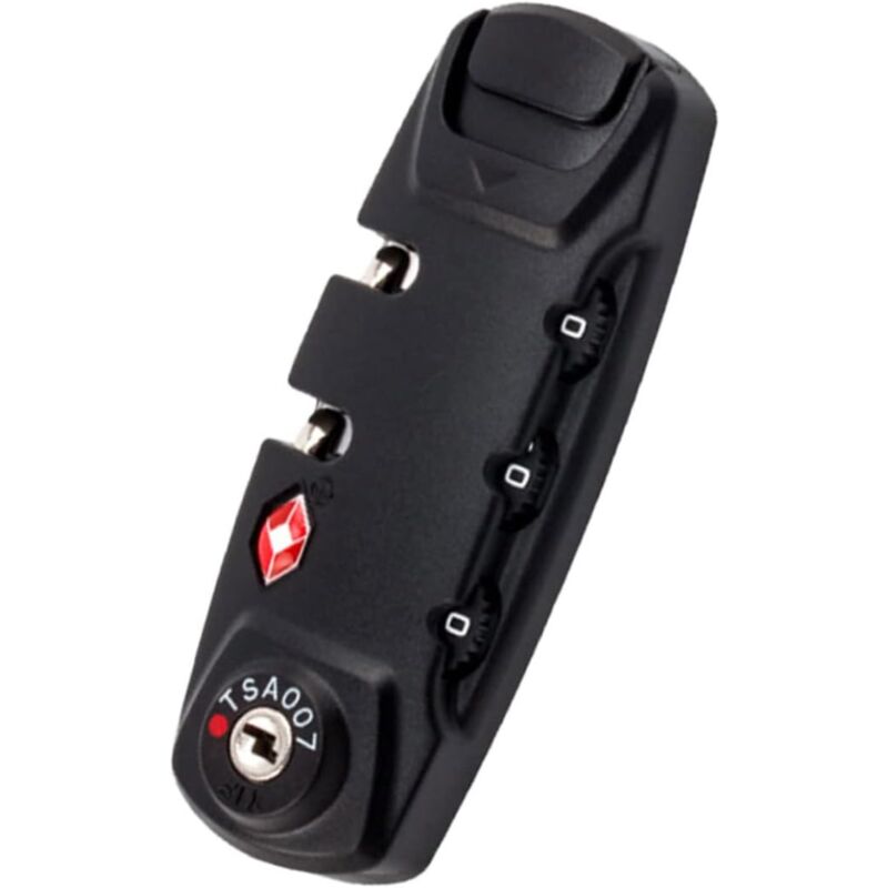foto del prodotto lucchetto a combinazione a 3 cifre ymyny con codice di sicurezza tsa per bagagli, valigie e borse da viaggio