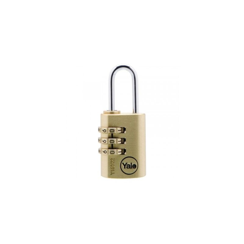 foto del prodotto lucchetto a combinazione in ottone 22mm y150 22 120 1 yale