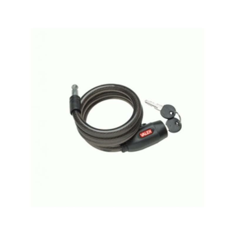 foto del prodotto lucchetto a spirale valex 1961125 con chiave 12 x 1000 mm