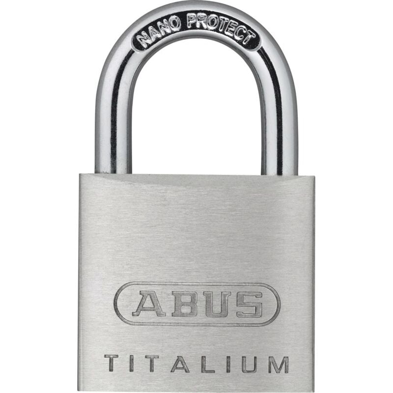 foto del prodotto lucchetto abus 64 titalium - 30 x 49,5 x 13 mm - con chiave - 64ti 30 ka