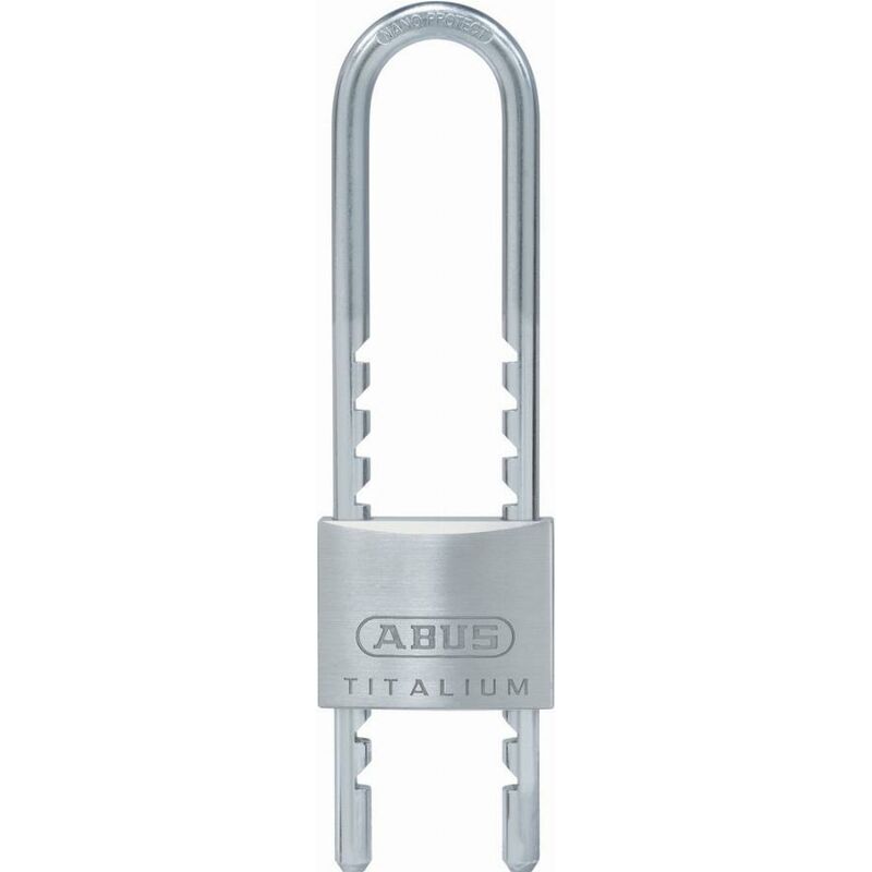 foto del prodotto lucchetto abus a grillo regolabile 64 50 mm titalium 64ti 50hb60 150 b dfnli