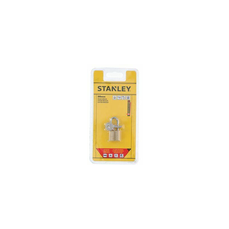 foto del prodotto lucchetto ad arco da 20 mm con chiave stanley