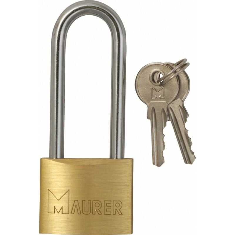 foto del prodotto lucchetto arco extra lungo maurer 30mm