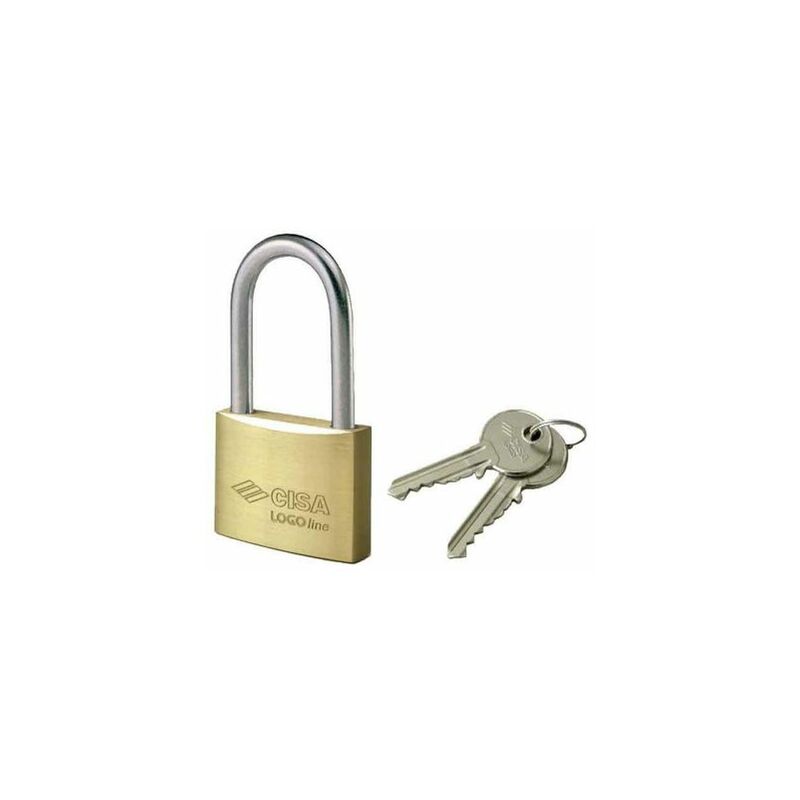 foto del prodotto lucchetto arco lungo mm 30 cisa 21011 locking line 10631 