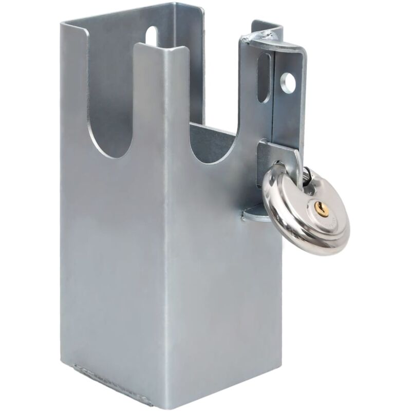 foto del prodotto lucchetto argento 11x11x23,5 cm acciaio