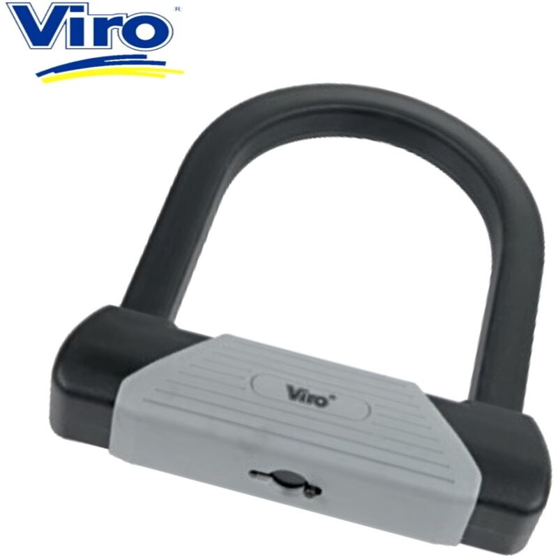 foto del prodotto lucchetto bici moto arco quadro in acciaio temprato sezione 19 mm