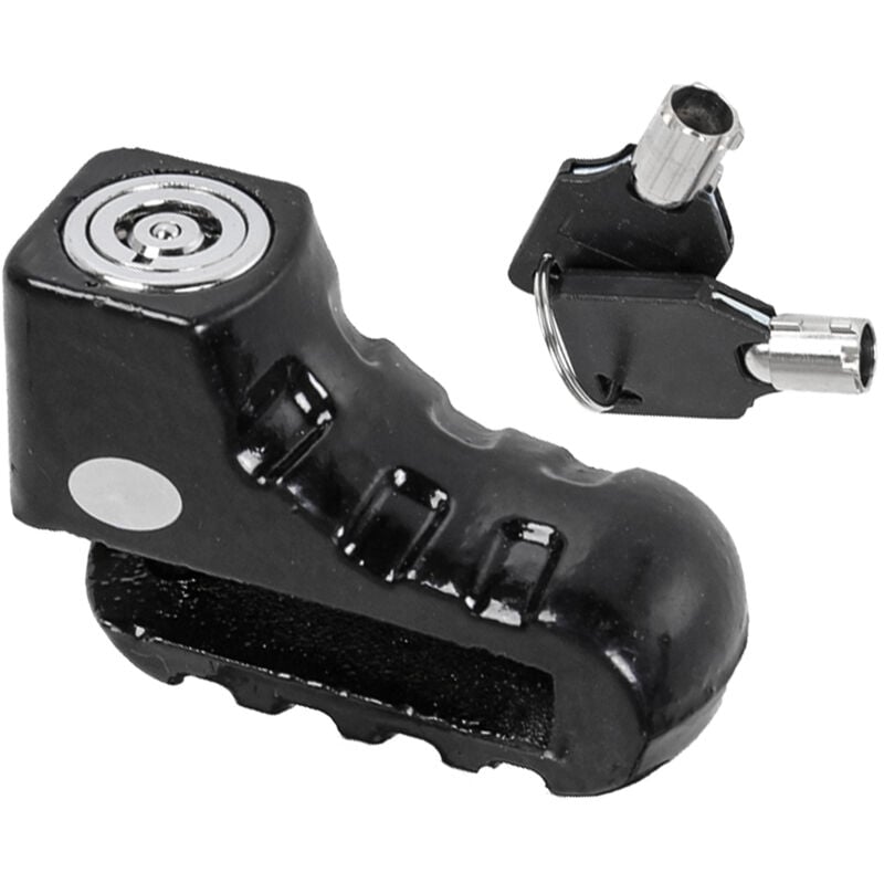 foto del prodotto lucchetto bloccadisco antifurto per moto scooter bici senza allarme con 2 chiavi