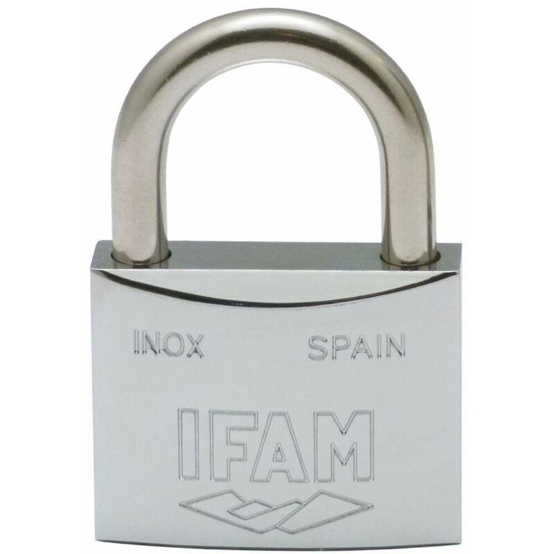 foto del prodotto lucchetto con chiave ifam inox 50 50 mm rotondo