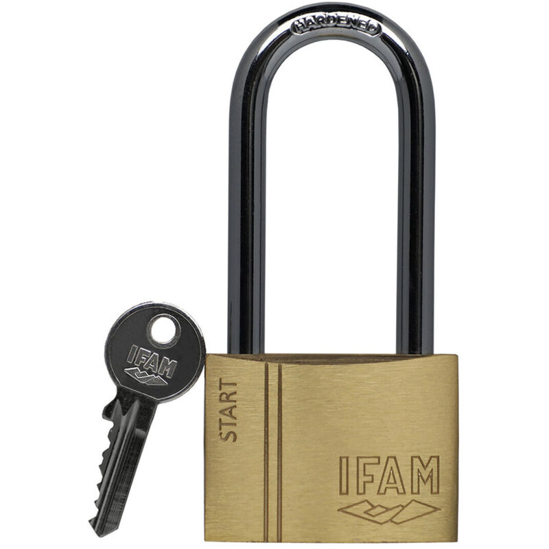 foto del prodotto lucchetto con chiave ifam sr40al ottone acciaio lunghezza