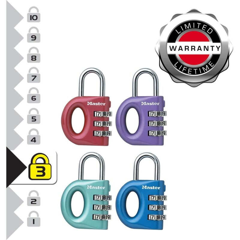 foto del prodotto lucchetto con combinazione master lock