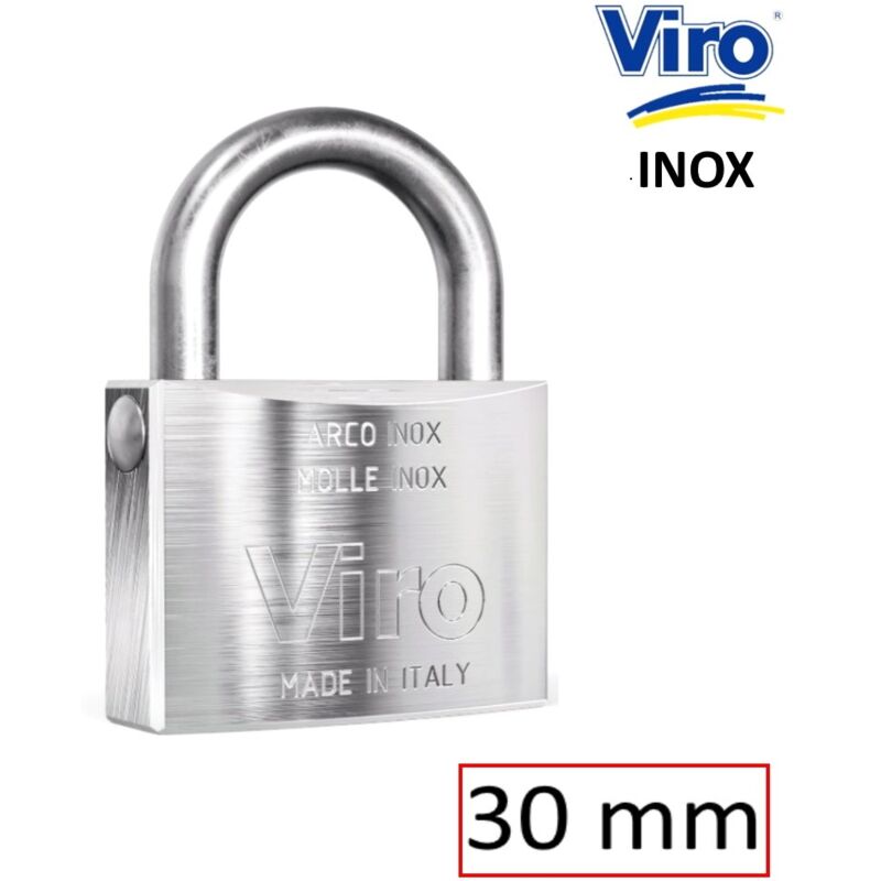 foto del prodotto lucchetto fai by viro inox mare mm 30