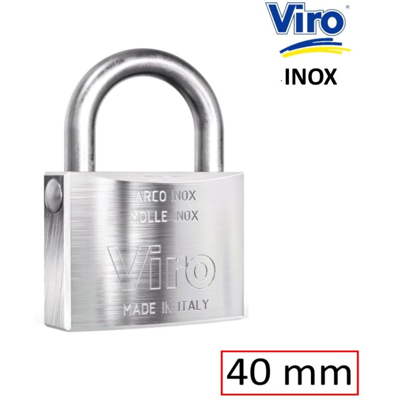 foto del prodotto lucchetto fai by viro inox mare mm 40