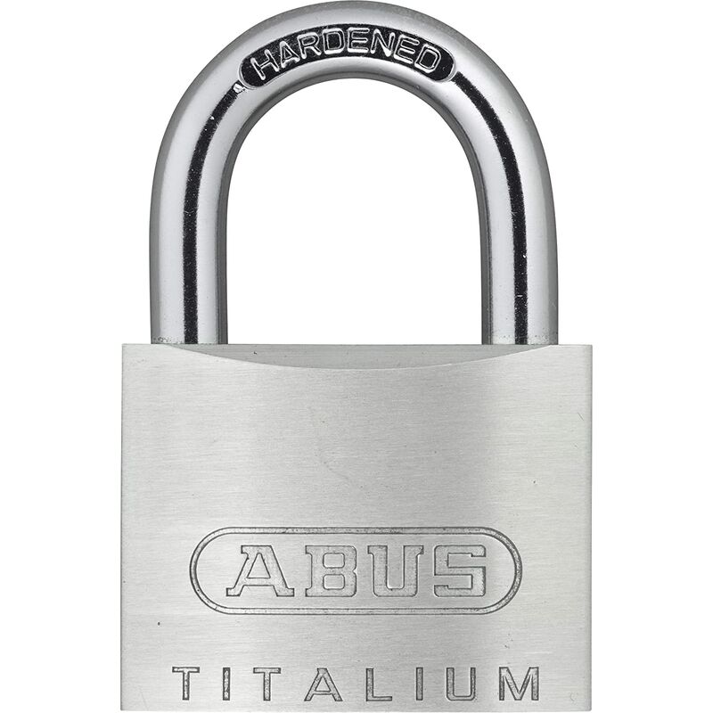 foto del prodotto lucchetto mm.50 in titalium molle inox