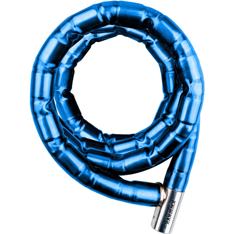 foto del prodotto lucchetto moto con serratura snodata foderata 150cm