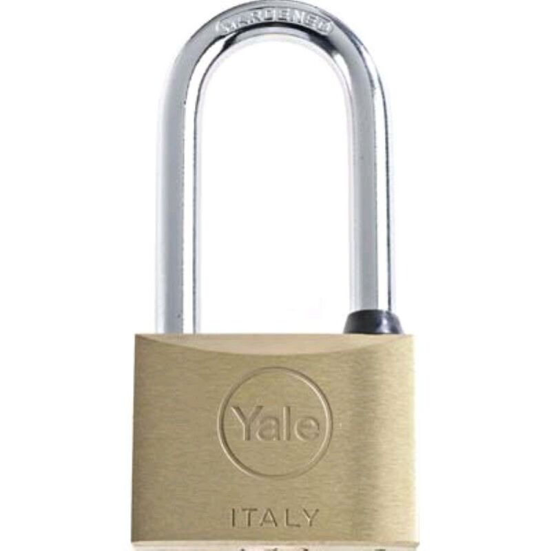 foto del prodotto lucchetto ottone ad arco lungo 113 - mm.30 1130030