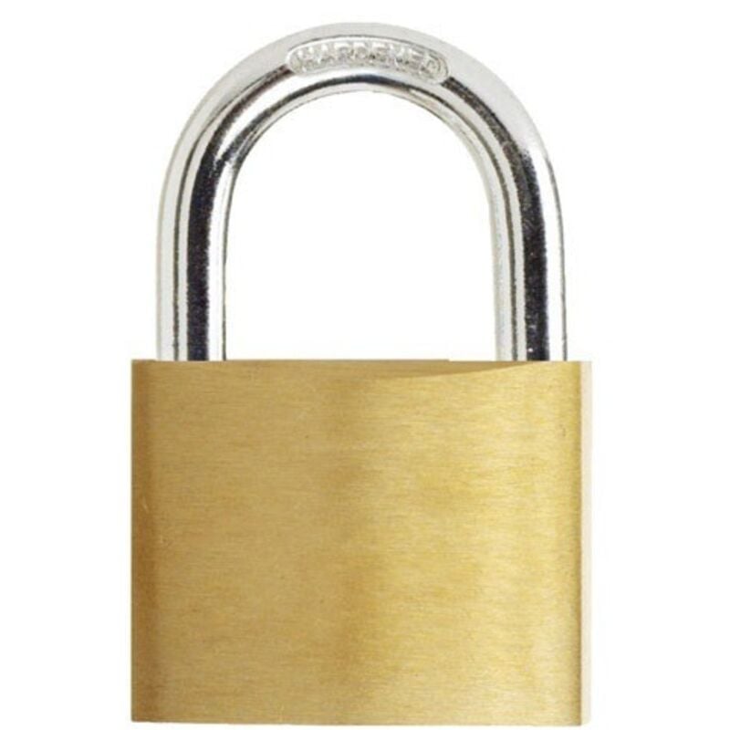 foto del prodotto lucchetto ottone arco normale 50 mm. più