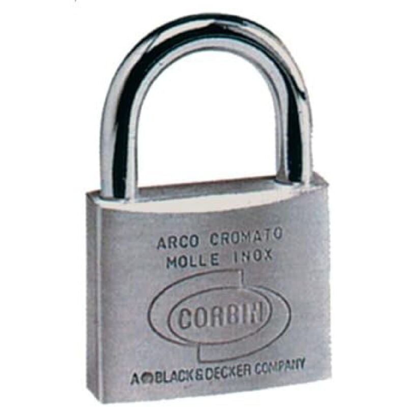 foto del prodotto lucchetto ottone cromato marino euromarine arco normale pl120 - mm.30 (pl1203000)