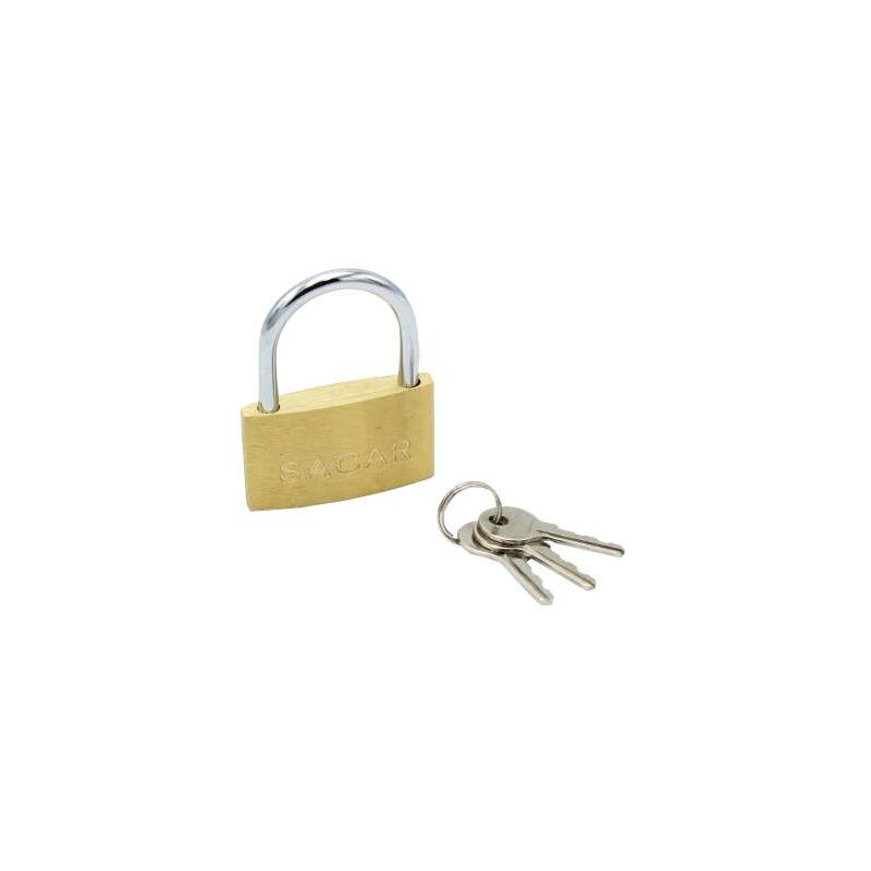 foto del prodotto lucchetto ottone leggero mm.30