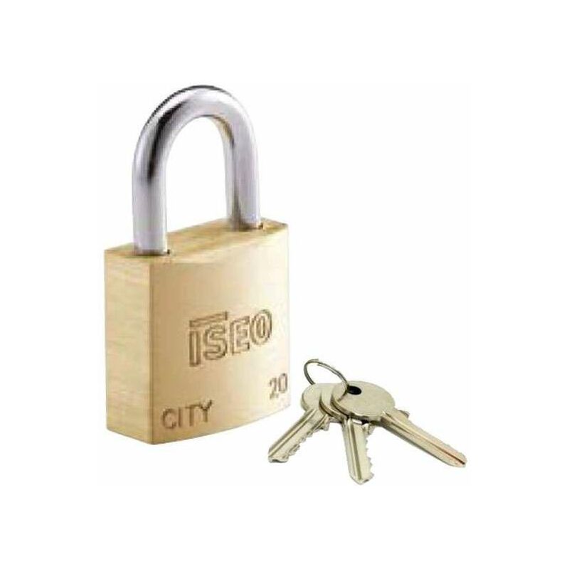 foto del prodotto lucchetto ottone mm 30 ka city iseo