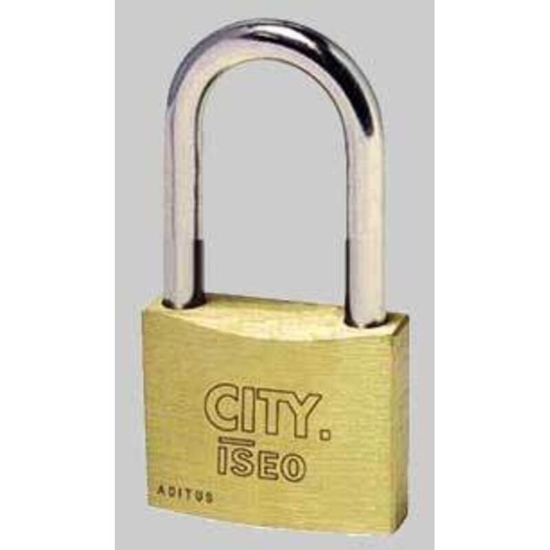 foto del prodotto lucchetto ottone mm 40 arco lungo city iseo