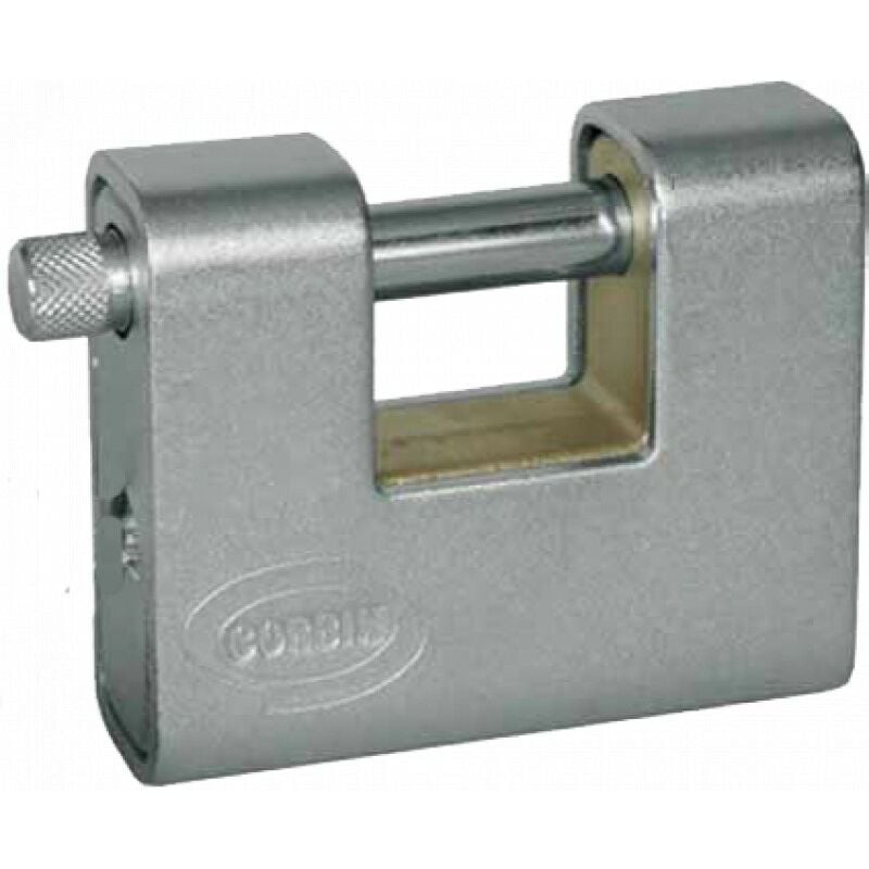 foto del prodotto lucchetto per serranda corazzato corbin pl281 misura 60 mm misura int. 22x11 mm