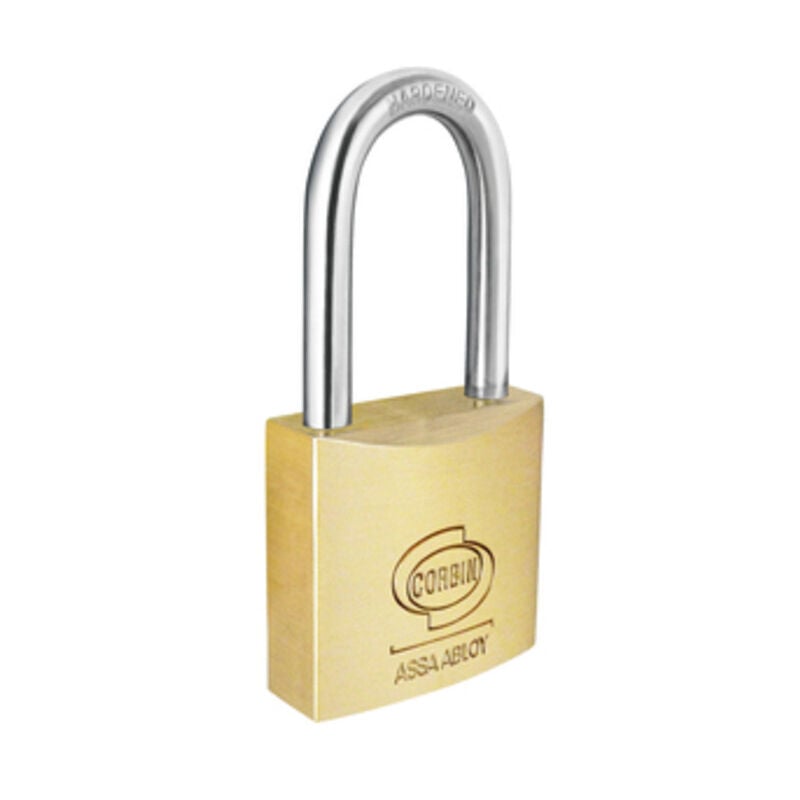 foto del prodotto lucchetto rettang. arco lungo mm.50. prezzo per 1 pezzo. - corbin