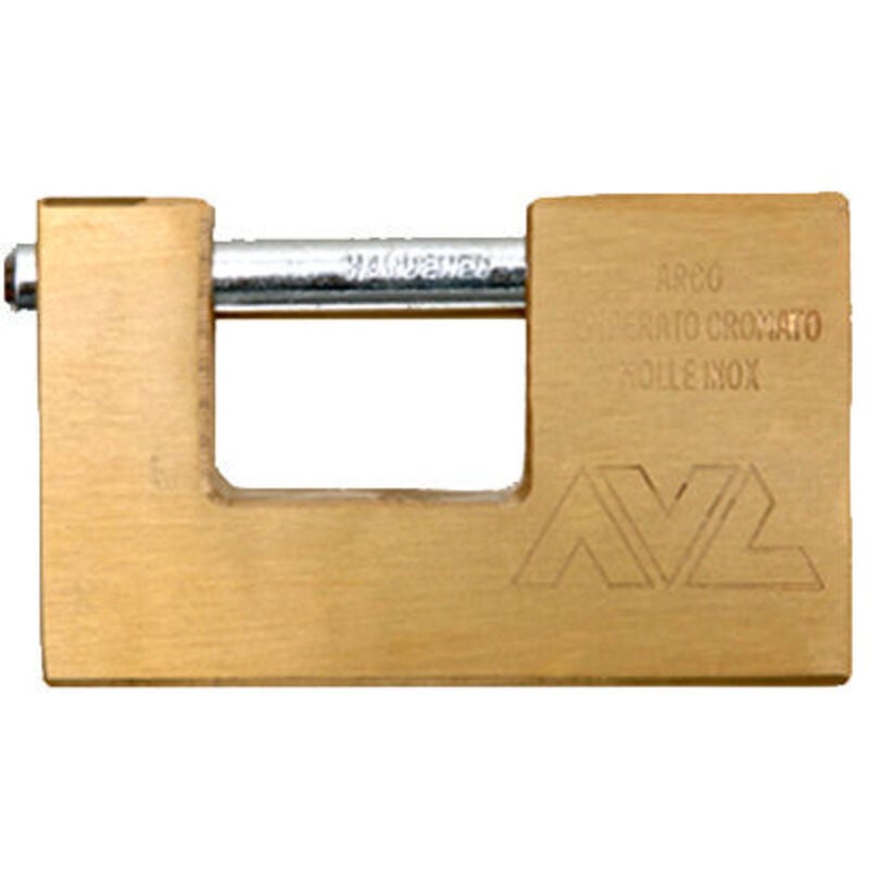 foto del prodotto lucchetto rettangolare in ottone 70 mm u70