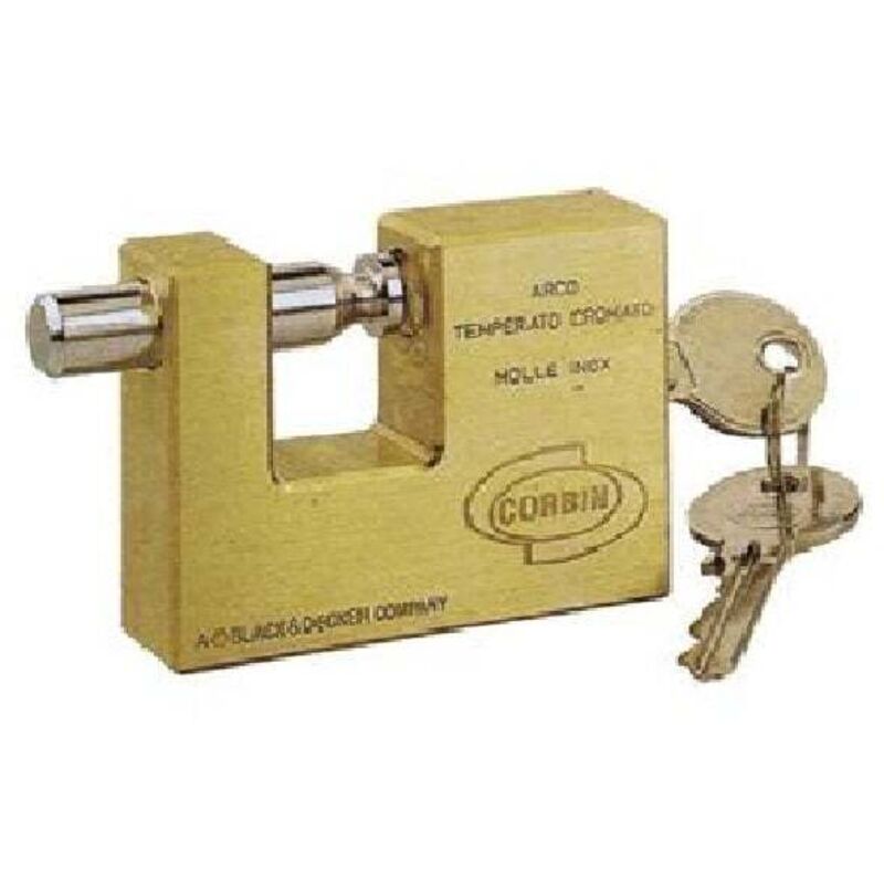 foto del prodotto lucchetto rettangolare in ottone da 50mm corbin