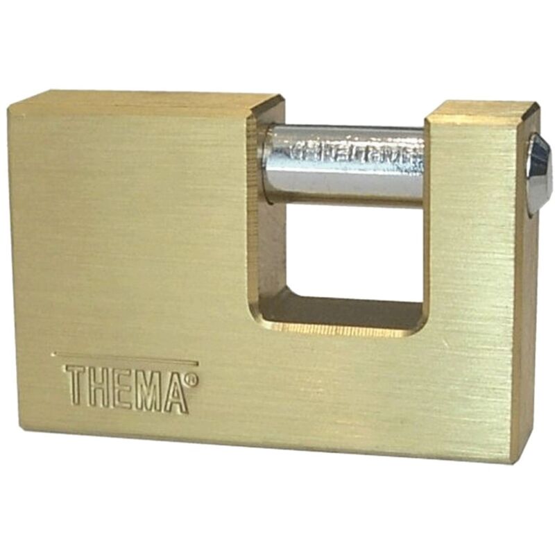 foto del prodotto lucchetto rettangolare ottone quality mm 90 sps