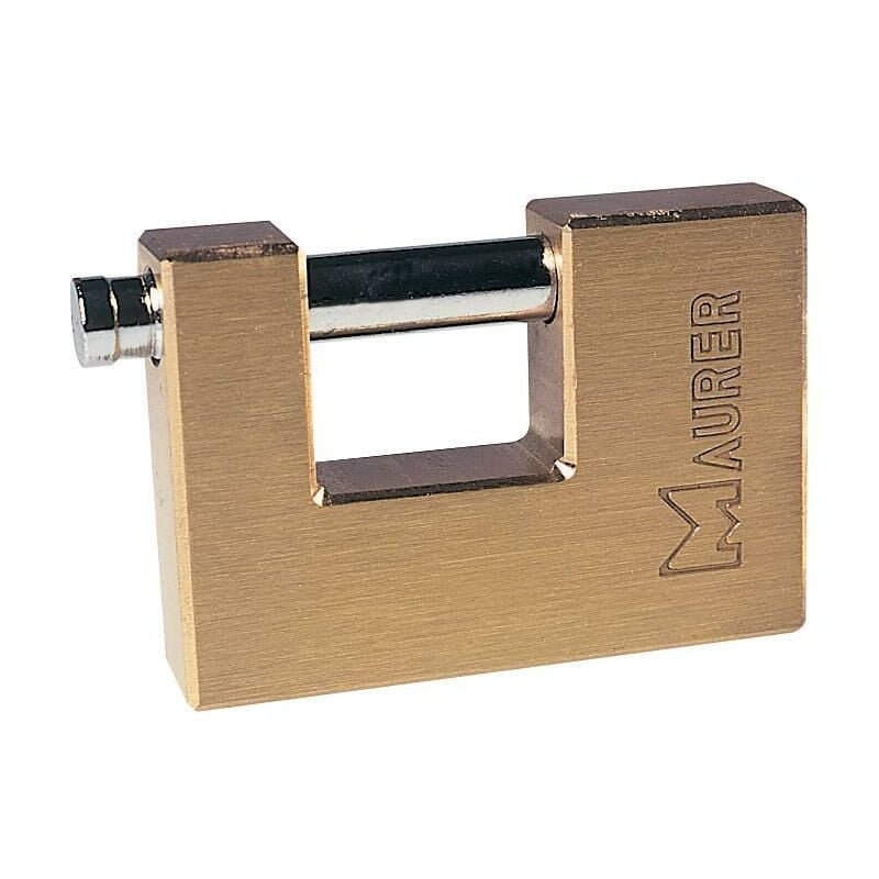 foto del prodotto lucchetto serranda ottone maurer 60mm
